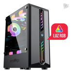 Gabinete LevelUp Gamer Cassiopeia Atx Vidrio Templado X1 Fan