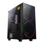 Gabinete Gamemax Agujero Negro 2 Fan ARGB ATX