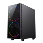 Gabinete Gamemax Agujero Negro 2 Fan ARGB ATX