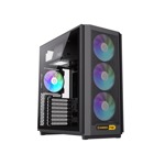 Gabinete Gamemax F46 BK 4xFan ARGB ATX
