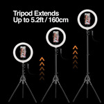 Aro De Luz Led Spotlight Pro 9320 10 Pulgadas Con Trípode