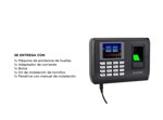 Reloj Controlador de Horario Gadnic C2890 Biometrico Huella Asistencia