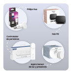 Combo Smarthings Philips + Aqara Hub M3 + Sensor + Roller
