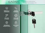 Cerradura Para Vidrio Gadnic Puerta Corrediza Mueble Ventana