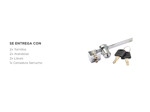 Cerradura Para Vidrio Gadnic Puerta Corrediza Mueble Ventana