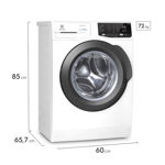 Lavarropas Carga Frontal Electrolux Inverter ELAF210B 10 Kg.