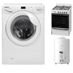 Combo40 Lavarropas L16508 +cocina 13331bf +termo Gas T3050pf