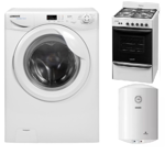 Combo41 Lavarropas L16508 +cocina 13331bf +termo Elect Te60f