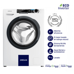 Lavarropas Carga Frontal 8 Kg Blanco Drean LFDR0814SB0