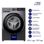 Lavarropas Carga Frontal Inverter 7,5 Kg Gris Drean LFDR0710ISG0
