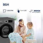Lavarropas Bgh Inverter Carga Frontal 6kg Dark Silver