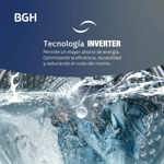 Lavarropas Bgh Inverter Carga Frontal 6kg Dark Silver