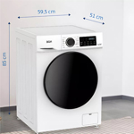 Lavarropas Automático BGH Inverter 8kg BWFI08W24AR