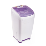 Lavarropa Semiautomático Columbia blanco y lila 10kg LSC-10000
