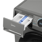 Lavarropas Midea Lunar Inverter 8 Kg Titanium MF200W80WB/T-A1
