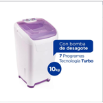 LAVARROPAS COLUMBIA SEMIAUTOMATICO  LSC 10001- 10KG CON DESAGOTE