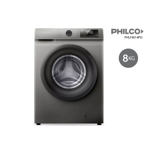 Lavarropas Philco PHLF8014PI2 Carga Frontal 8kg Gris Inverter
