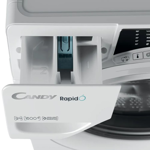 Lavarropas Carga Frontal Candy RO1696DWH7 9Kg Inv Blanco