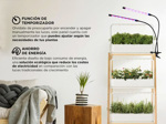 Luz Led Cultivo Indoor Gadnic GROW3 Espectro Completo Rojo y Blanco