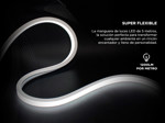 Manguera Luces Neon Gadnic Led Flexible Color Frio Fijo 5mts