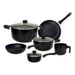 Bateria De Cocina 9 Piezas Midow Set Ollas Sarten Wok Teflon