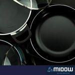 Bateria De Cocina 9 Piezas Midow Set Ollas Sarten Wok Teflon