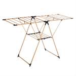 Tender Ropa Reforzado Plegable Grande Con Alas 160 Cm Color Madera