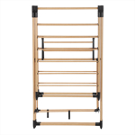 Tender Ropa Reforzado Plegable Grande Con Alas 160 Cm Color Madera