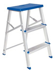 Escalera Banqueta De Aluminio Mor 005107 Plegable