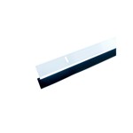 ZÓCALO DE ALUMINIO BLANCO CON GOMA Y TORNILLOS 90CM RAKETA