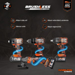 Atornillador De Impacto Brushless Hamilton Blt112