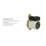 Bomba Presurizadora Rowa Mini RW9 Bronce 220 V