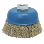 Cepillo Copa Alambre Rizado 125mm Adegso