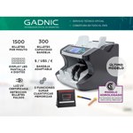 Contador De Billetes Gadnic MC-31 Profesional 1500 Billetes X Min
