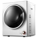 Secadora eléctrica COSTWAY de 10 libras de capacidad, 850 W, color plateado