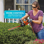 Cortasetos eléctrico BLACK+DECKER de 18 pulgadas (BEHT200)