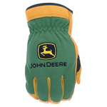 Guantes de trabajo John Deere JD00008-2XL de piel de ciervo de grano superior para hombre