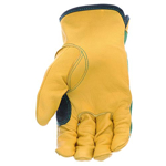 Guantes de trabajo John Deere JD00008-2XL de piel de ciervo de grano superior para hombre