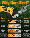 Cortadora de setos inalámbrica DEWALT con batería máxima de 20 V (sin batería)
