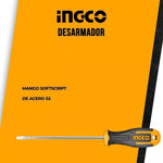 DESTORNILLADOR PLANO S2 SL 6,5X125 INDUSTRIAL INGCO HS686125