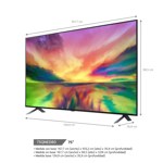 Smart TV TV QNED  75P 4K 80SRA LG Ultra HD Bluetooth HDR Digital Streaming y Conectividad Total