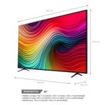 Smart TV TV LED  86P 4K 86NANO80TSA UHD LG Bluetooth HDR Streaming y Conectividad Total