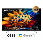 Smart Tv QLED Google Tcl 75 Pulgadas 4K UHD L75C655-F