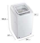 Lavarropas Automático Gafa Digifit Carga Superior 6,5kg