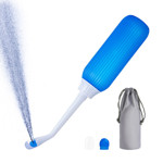 Bidet Portátil Azul Ziyen Ducha Higiénica con Boquillas Dobles