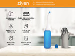 Bidet Portátil Azul Ziyen Ducha Higiénica con Boquillas Dobles