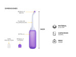 Bidet Portátil Azul Ziyen Ducha Higiénica con Boquillas Dobles