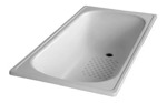Bañera Piazza Esmaltada 120x70x36 Para Embutir Acrilico