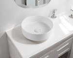 Bacha De Apoyar Redonda Peirano BCH11BM 400x400x125mm