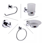 SET ACCESORIOS BAÑO LINEA 12005 5 PIEZAS PEIRANO
